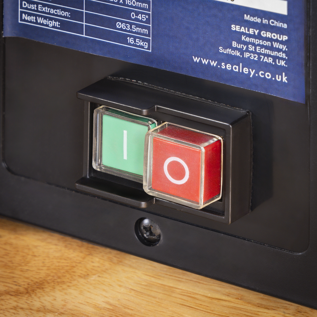 Sealey SM914 915 x 100mm Belt/150mm Disc Sander 370W/230V