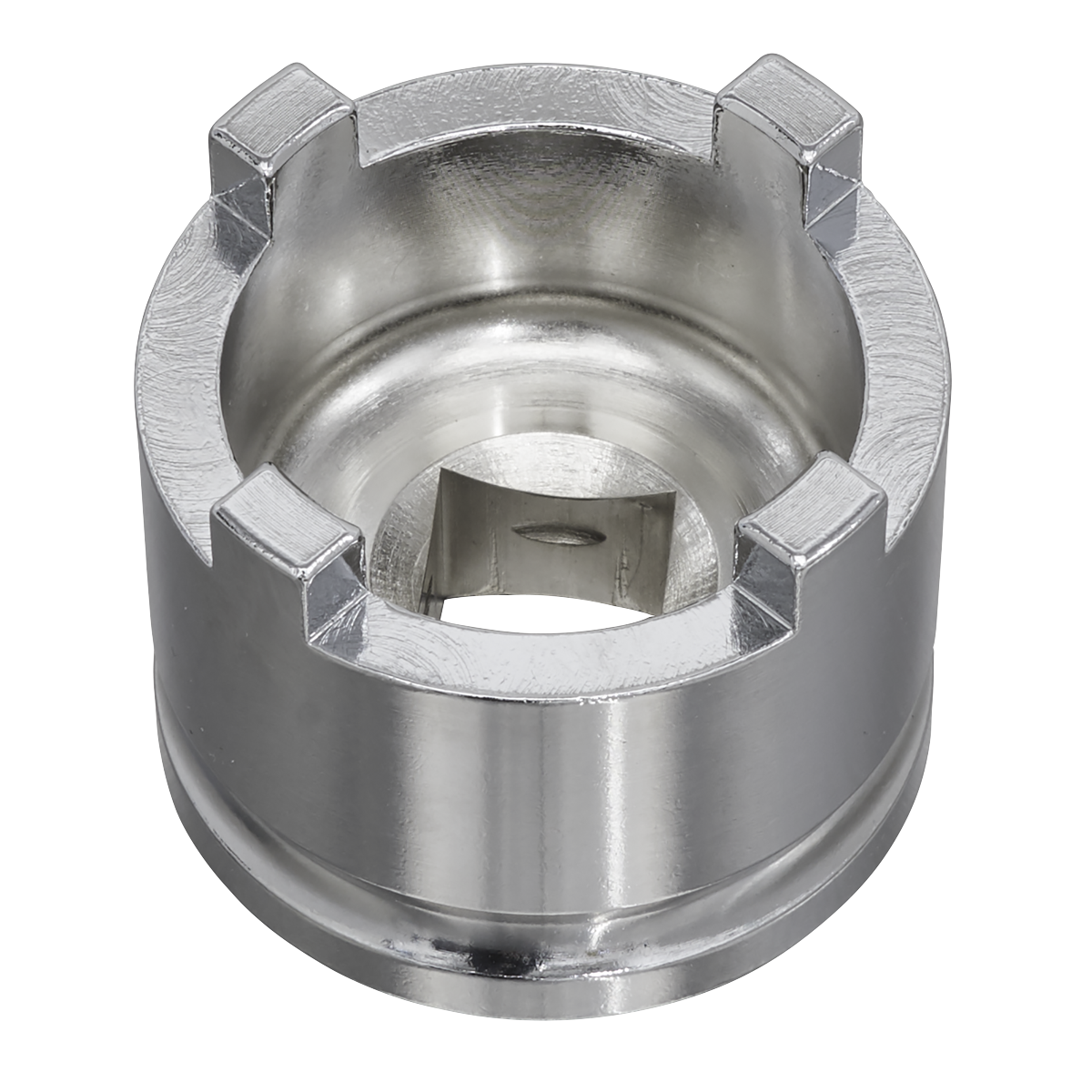 Sealey SMC19 Motorcycle Swingarm Locknut Socket 4-Pin 43mm