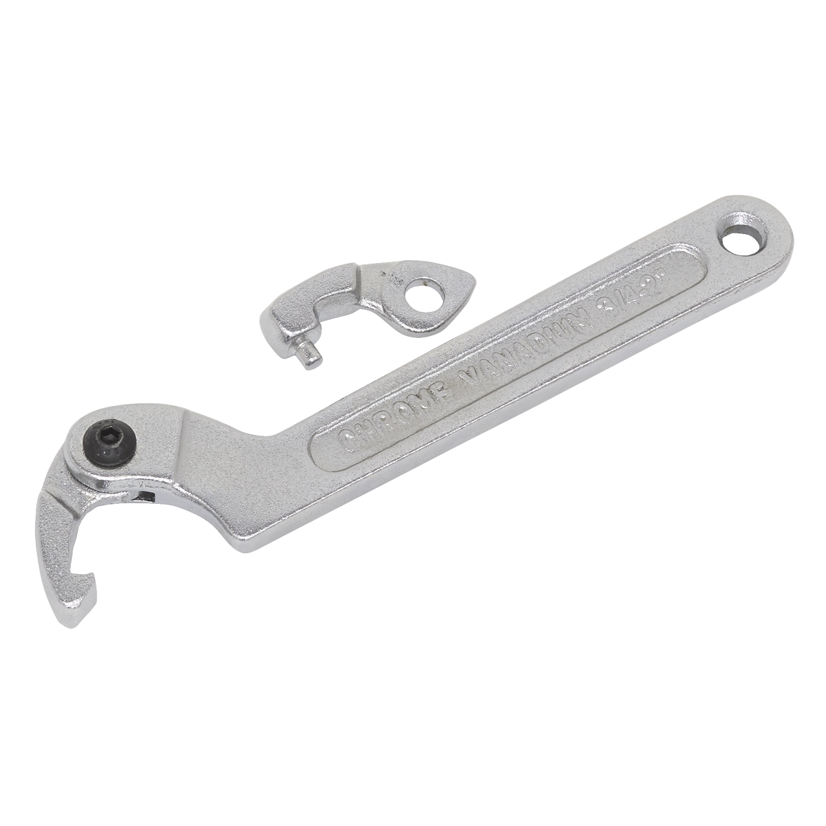 Sealey SMC2S Adjustable C-Spanner Hook & Pin Wrench Set 19-51mm 3pc