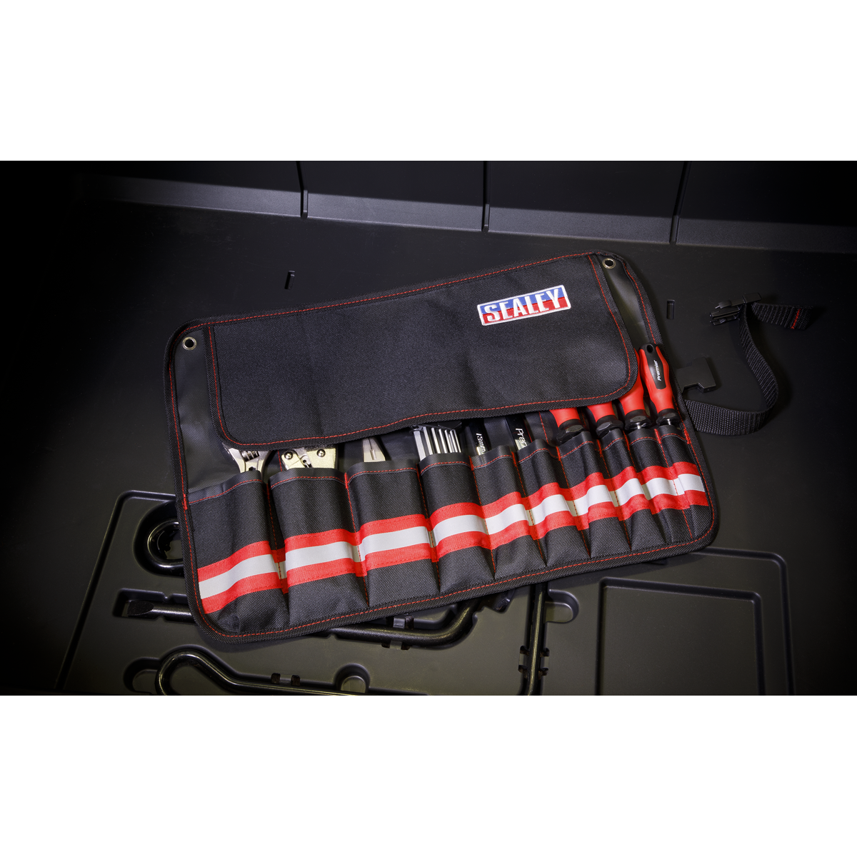 Sealey SMC45 Tool Roll 10-Pocket