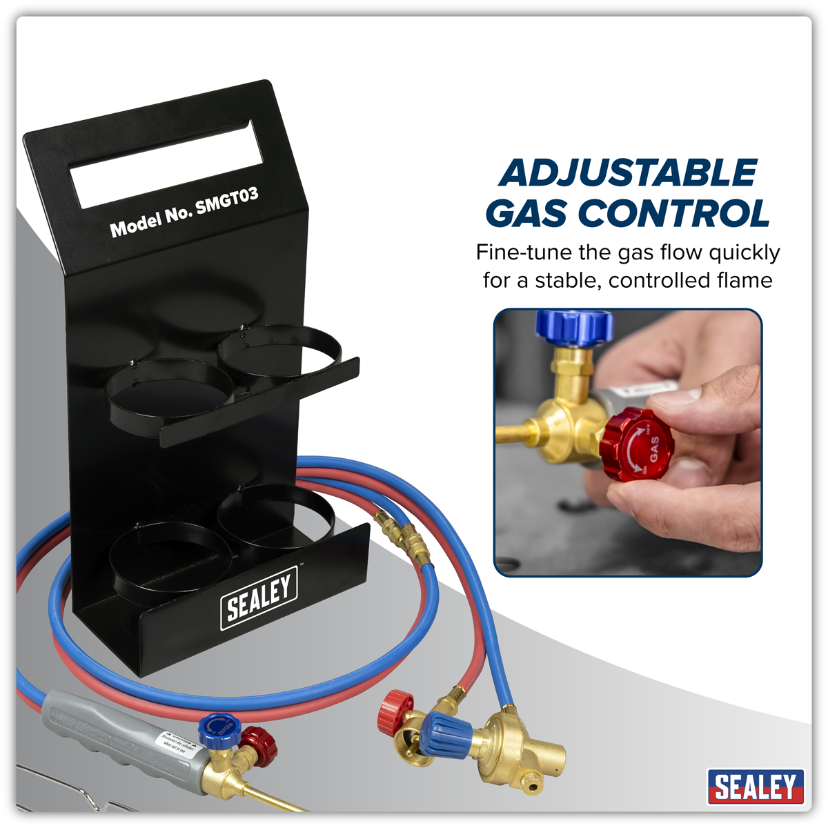 Sealey SMGT03 MAPP Gas & Oxygen Brazing Kit
