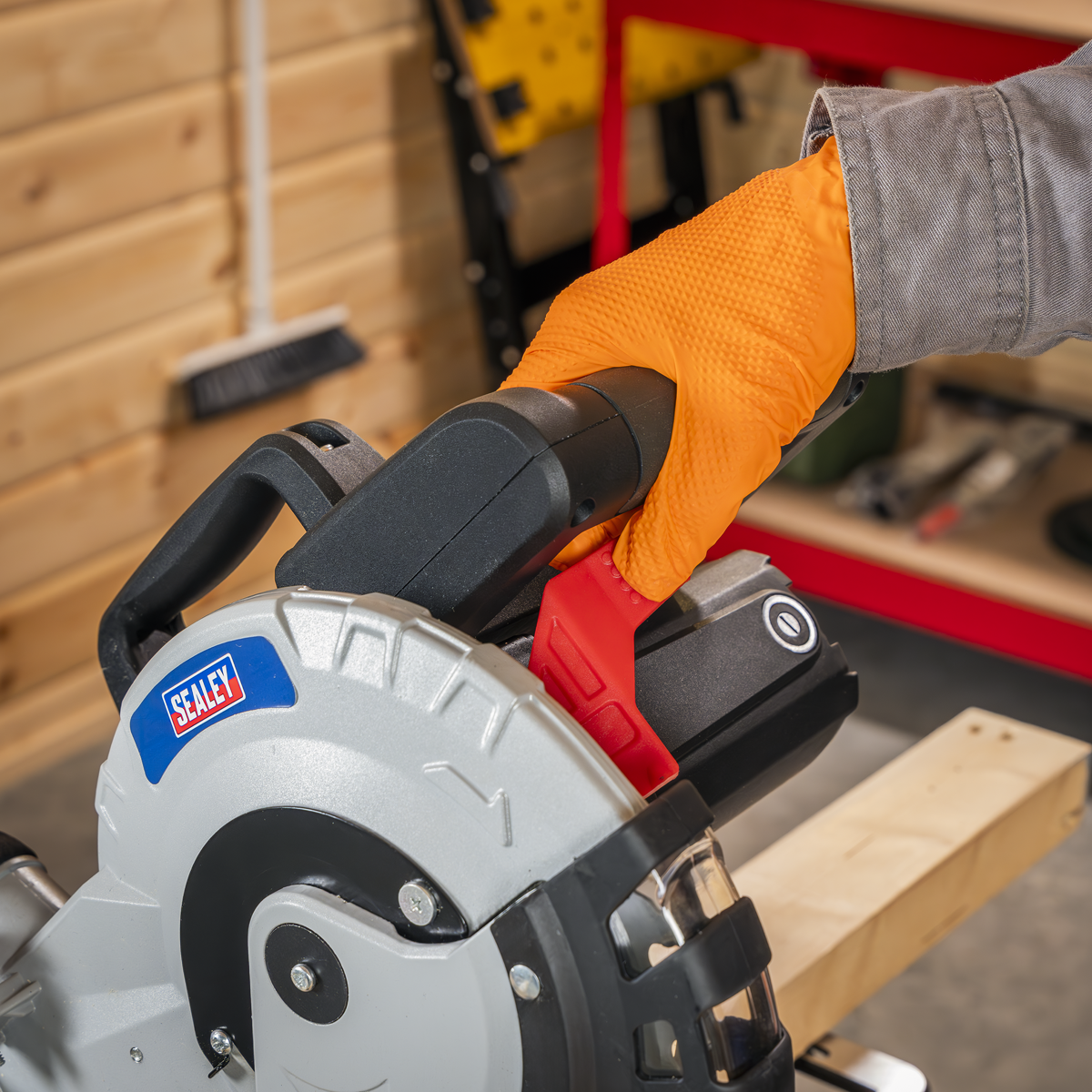 Sealey SMS216 Sliding Compound Mitre Saw 216mm