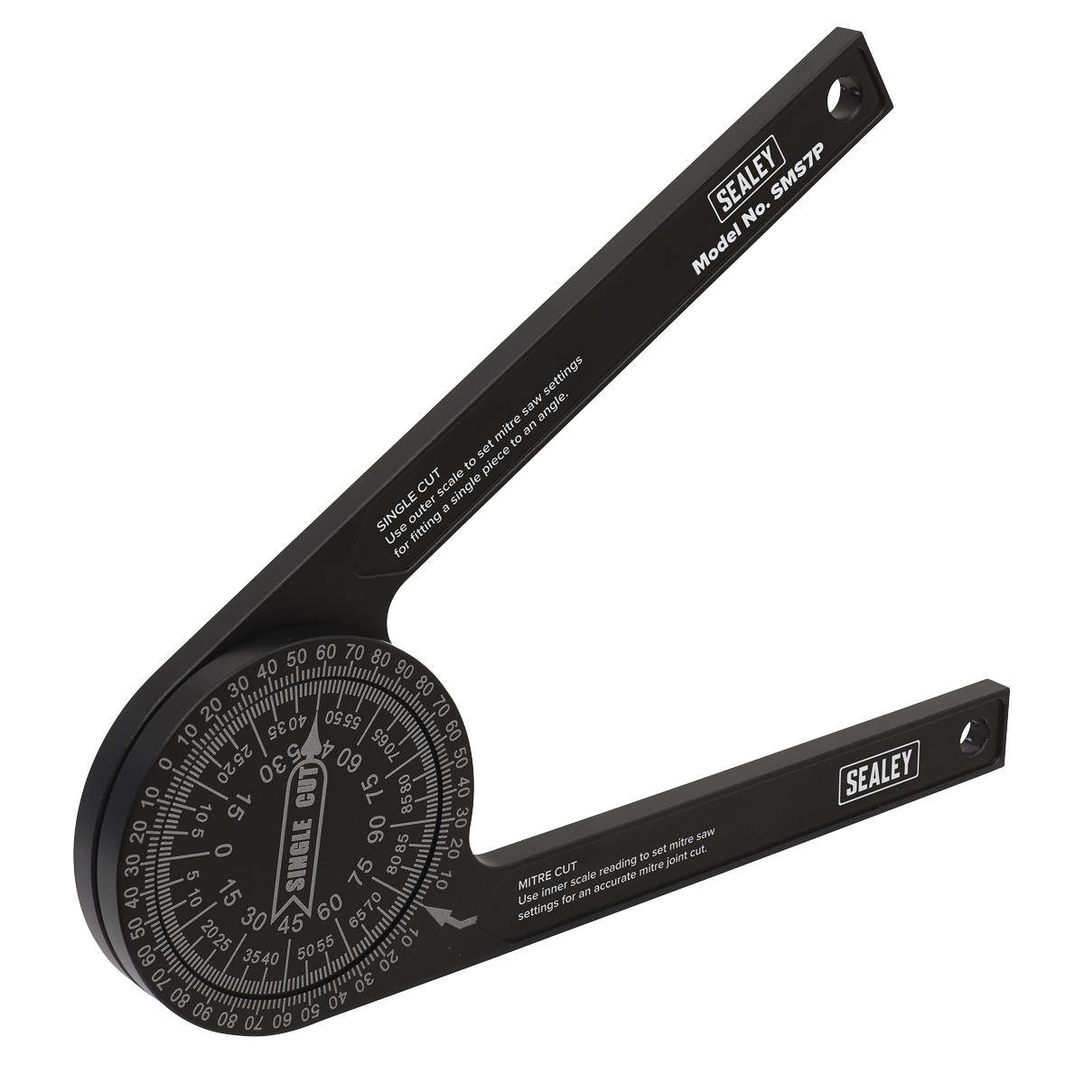 Sealey SMS7P Aluminium Mitre Saw Protractor