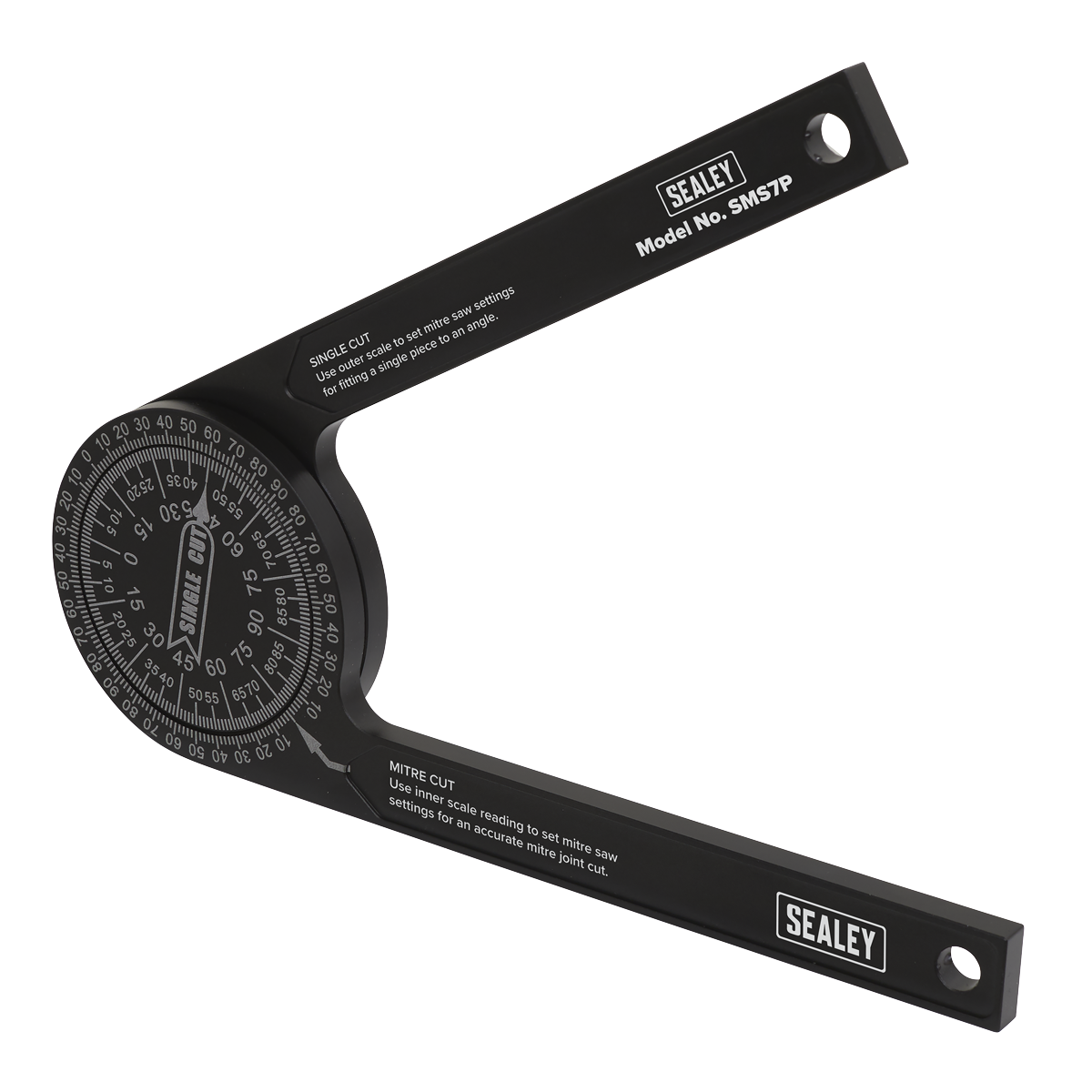 Sealey SMS7P Aluminium Mitre Saw Protractor