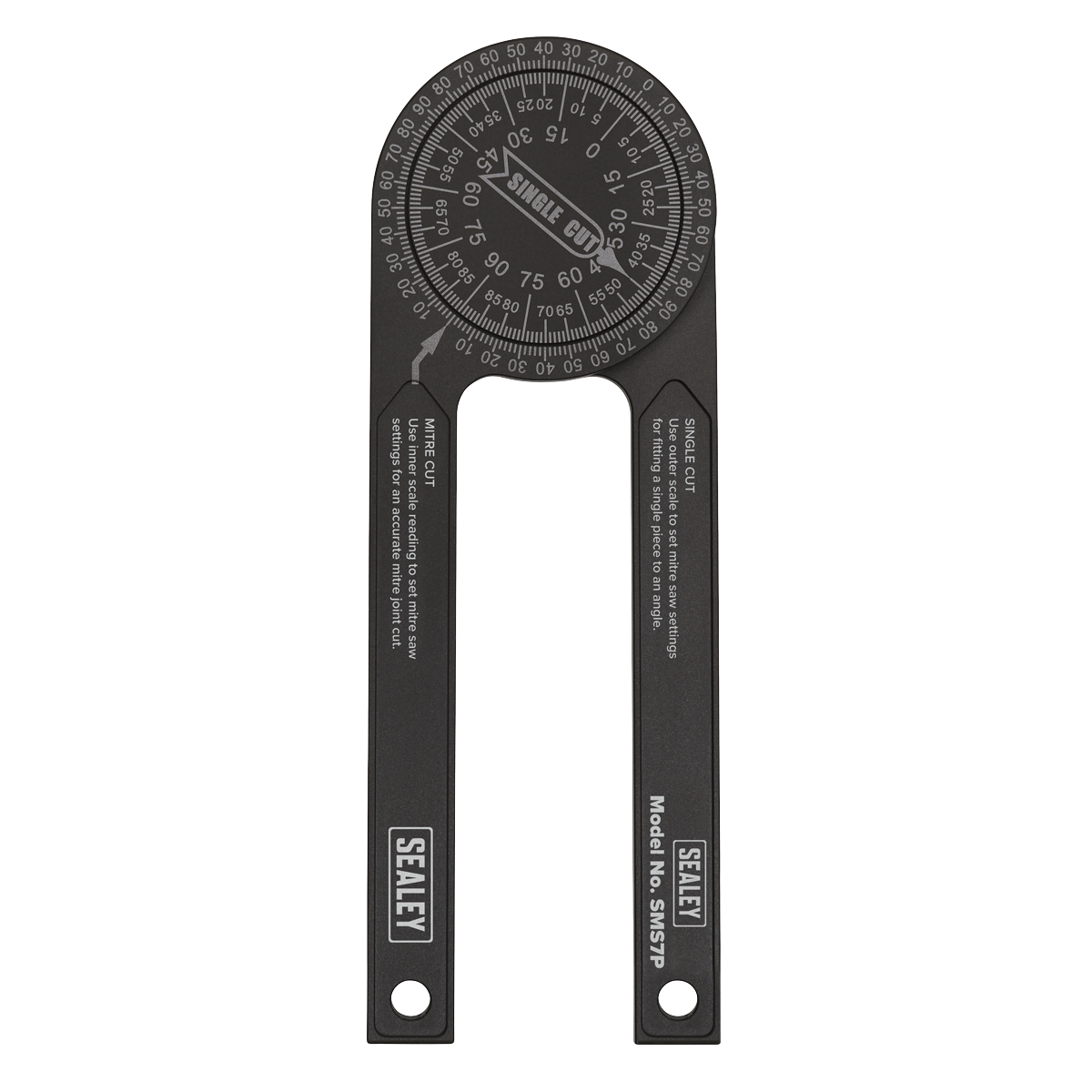 Sealey SMS7P Aluminium Mitre Saw Protractor