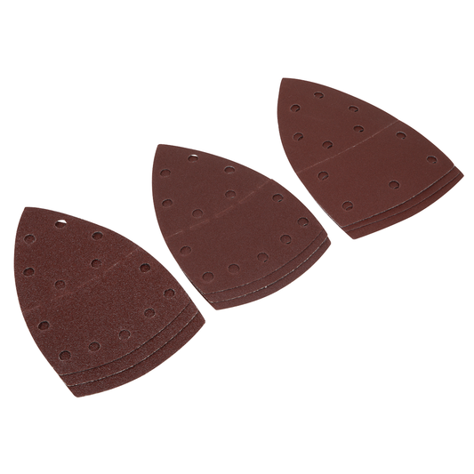 Sealey SMTA10 Detail Sander Sanding Sheet Set 9pc