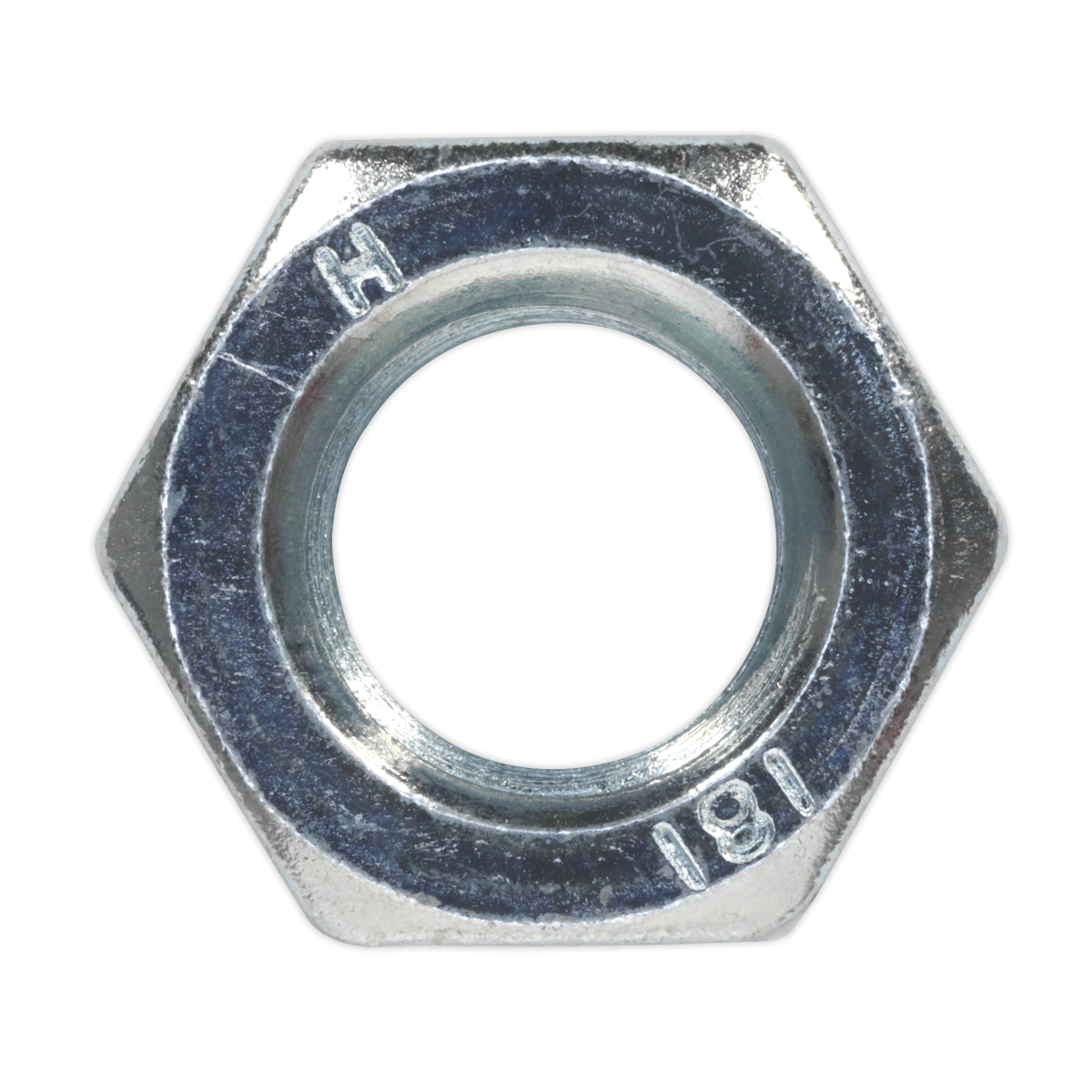 Sealey SN14 Zinc Plated Steel Nut M14, DIN 934 - Pack of 25