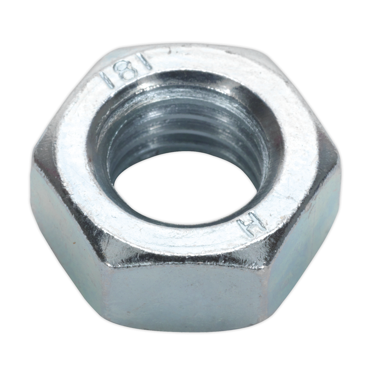 Sealey SN14 Zinc Plated Steel Nut M14, DIN 934 - Pack of 25