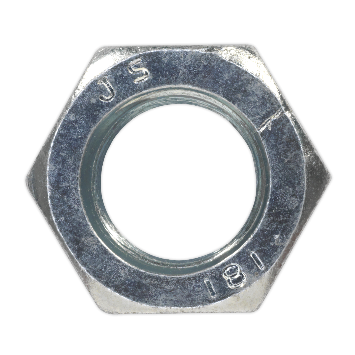 Sealey SN16 Zinc Plated Steel Nut M16, DIN 934 - Pack of 25