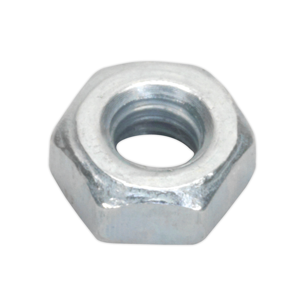 Sealey SN3 Zinc Plated Steel Nut M3, DIN 934 - Pack of 100