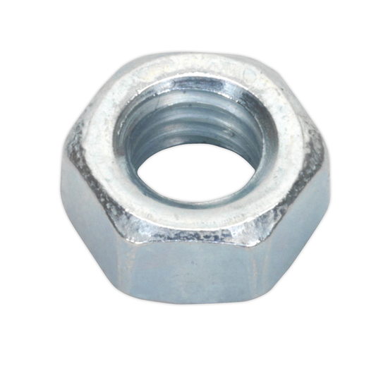Sealey SN5 Zinc Plated Steel Nut M5, DIN 934 - Pack of 100