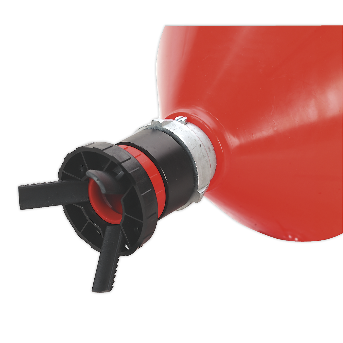 Sealey SOLV/SFU Solvent Safety Funnel with Universal Drum Adaptor