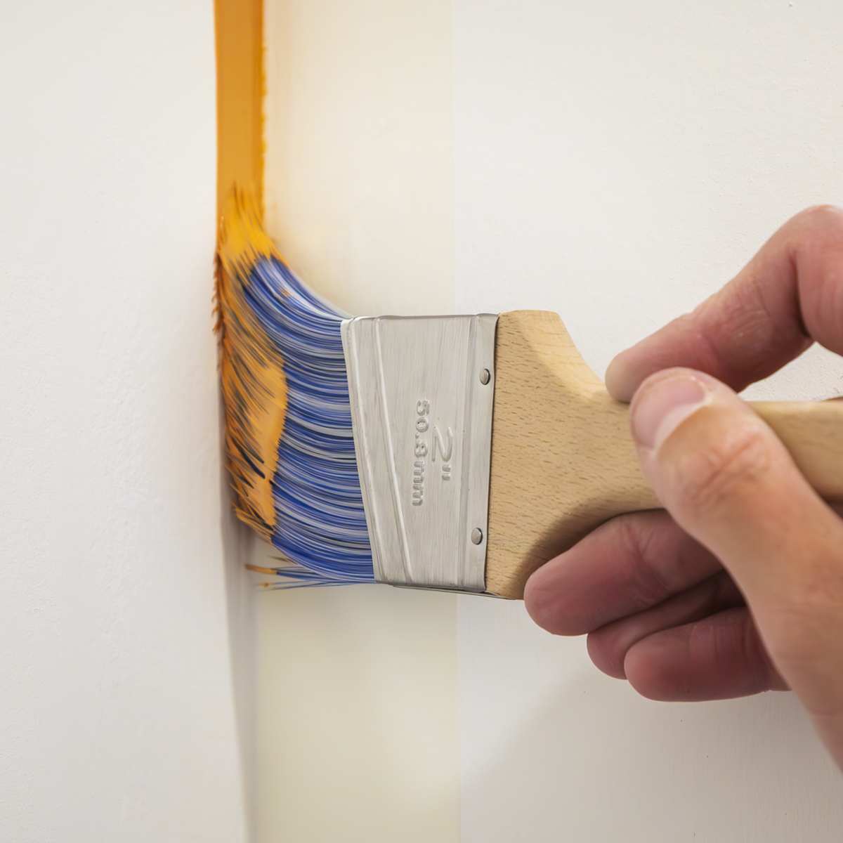 Sealey SPBA50 Wooden Handle Cutting-In Paint Brush 50mm