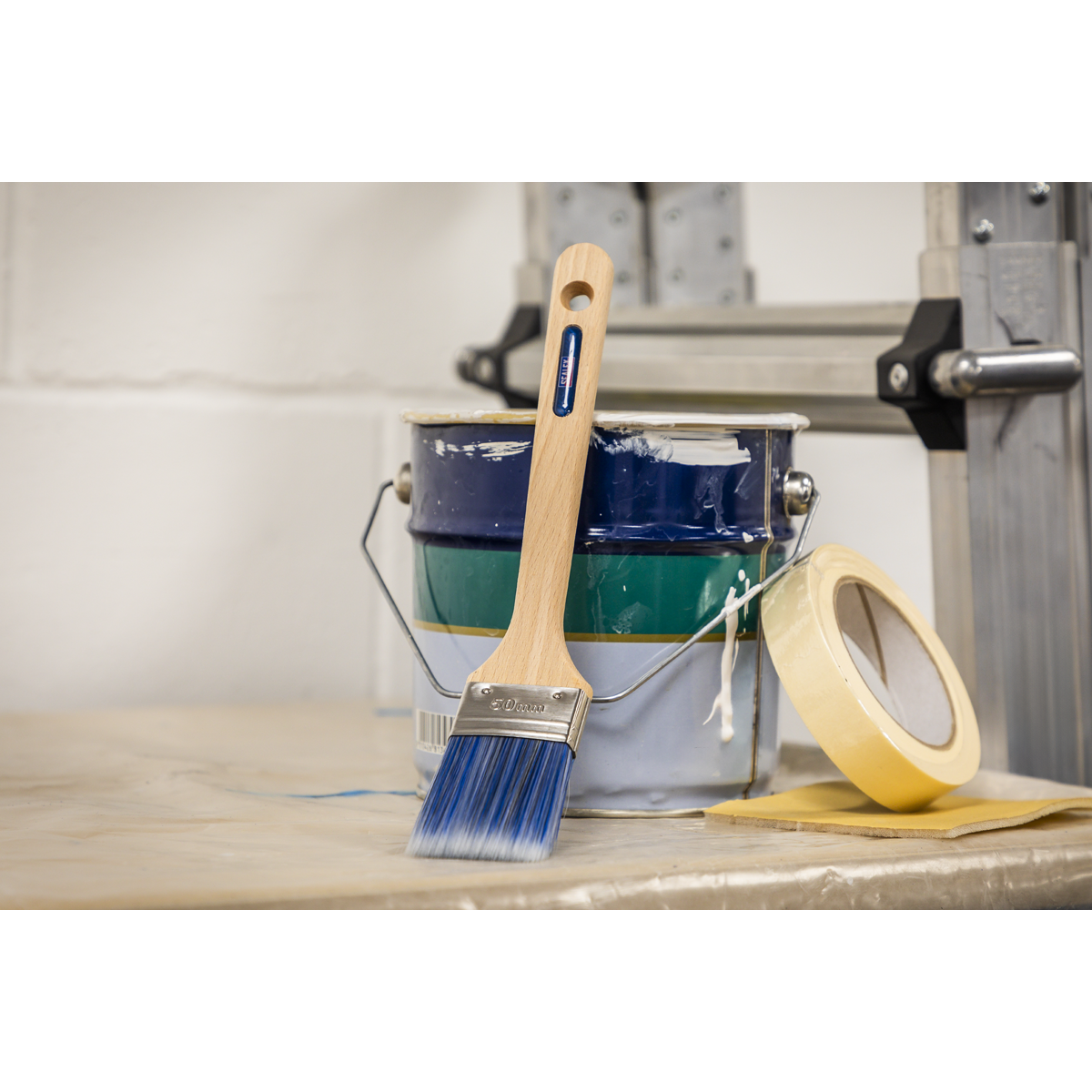 Sealey SPBR50 Wooden Handle Radiator Paint Brush 50mm