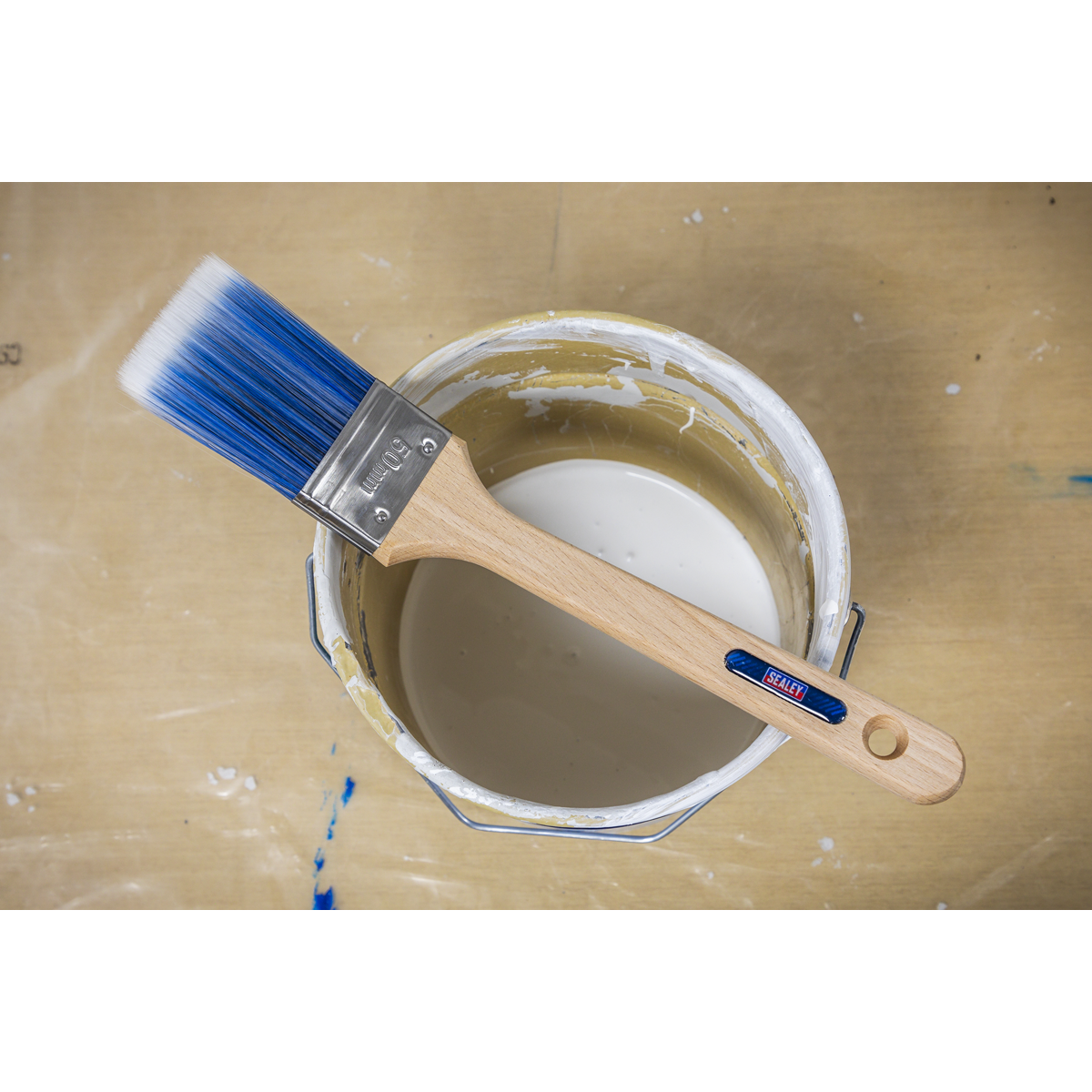 Sealey SPBR50 Wooden Handle Radiator Paint Brush 50mm