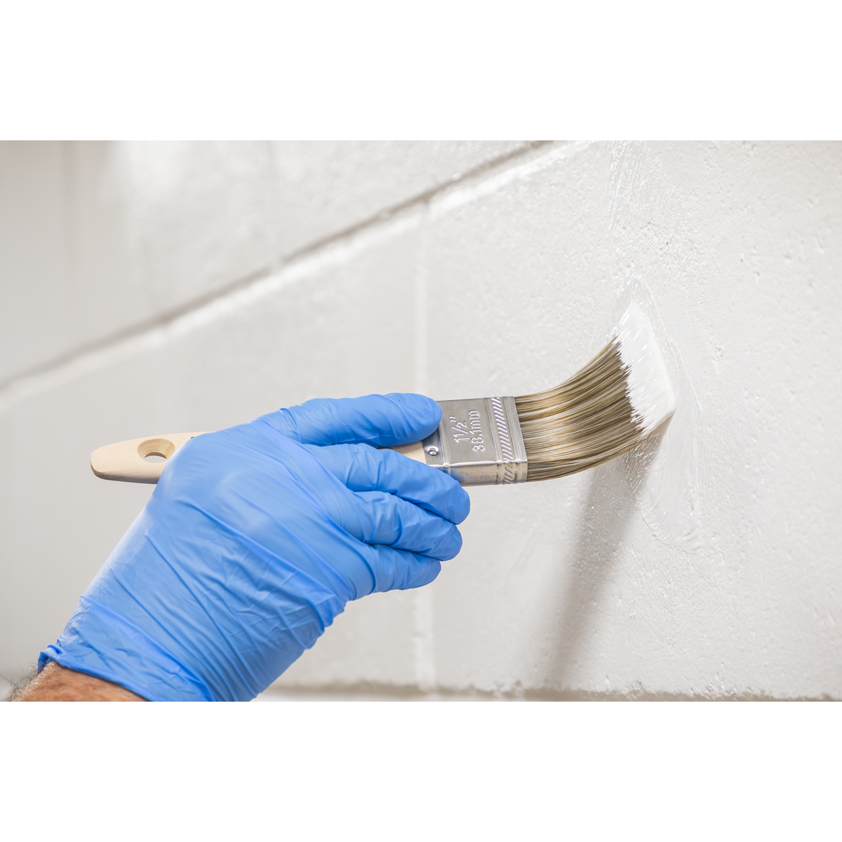 Sealey SPBS5W Wooden Handle Paint Brush Set 5pc