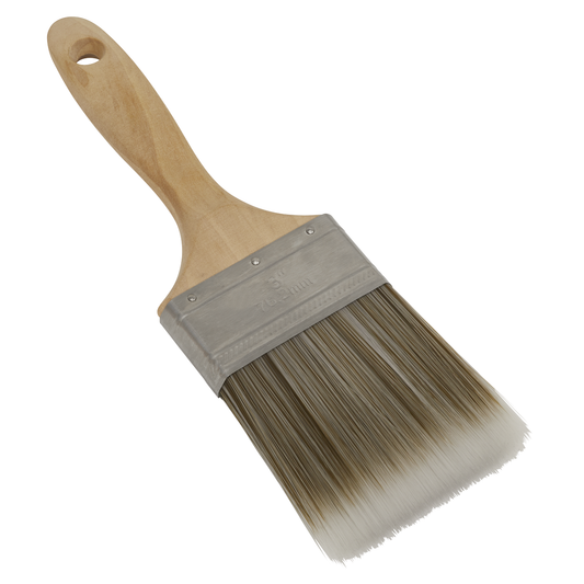 Sealey SPBS76W Wooden Handle Paint Brush 76mm