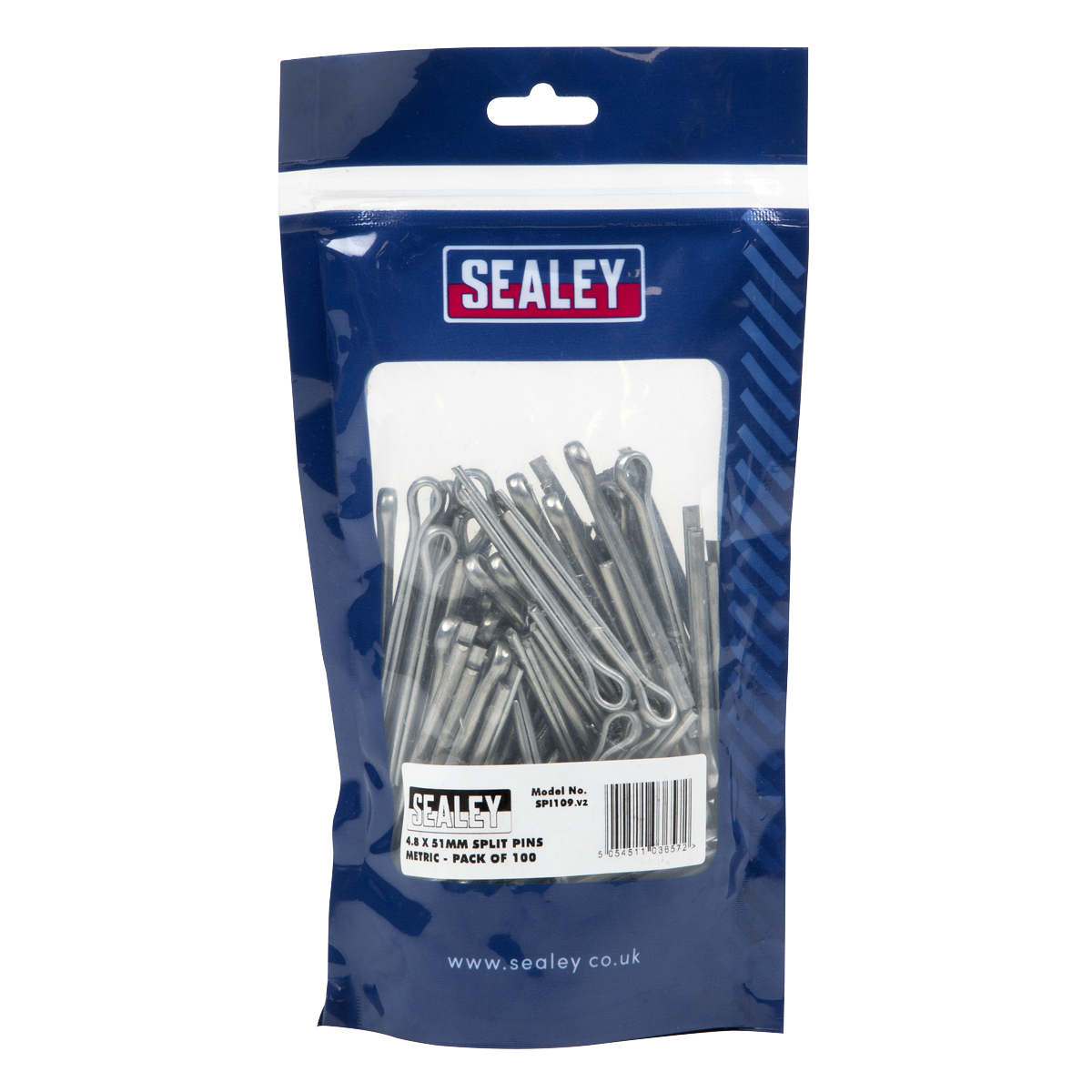 Sealey SPI109 Split Pin 4.8 x 51mm - Pack of 100