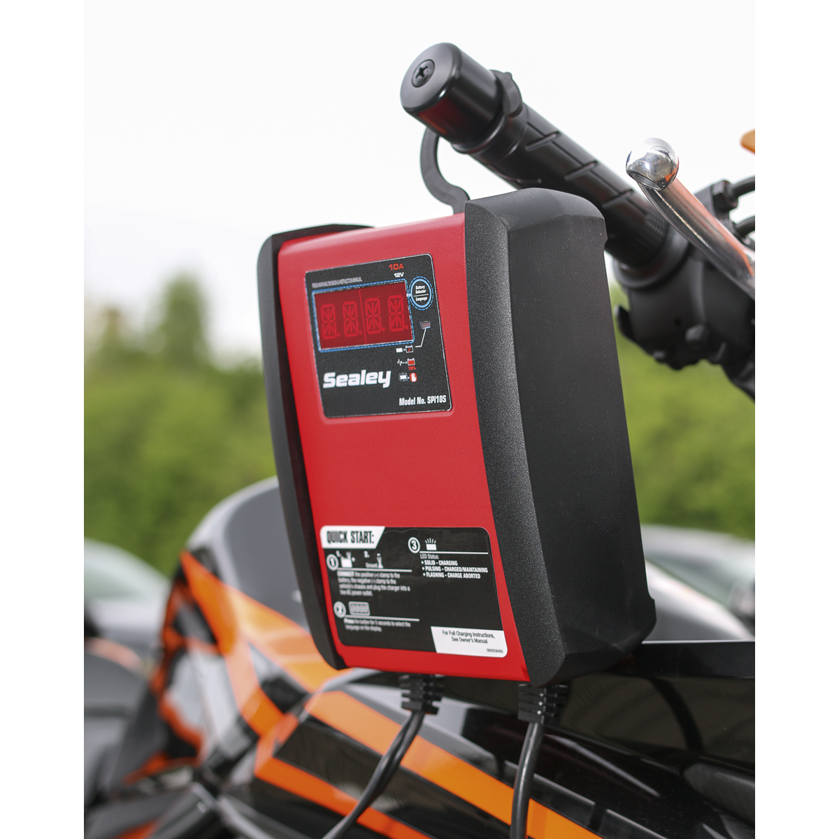 Sealey SPI10S 12V Intelligent Speed Charge Battery Charger/Maintainer 10A