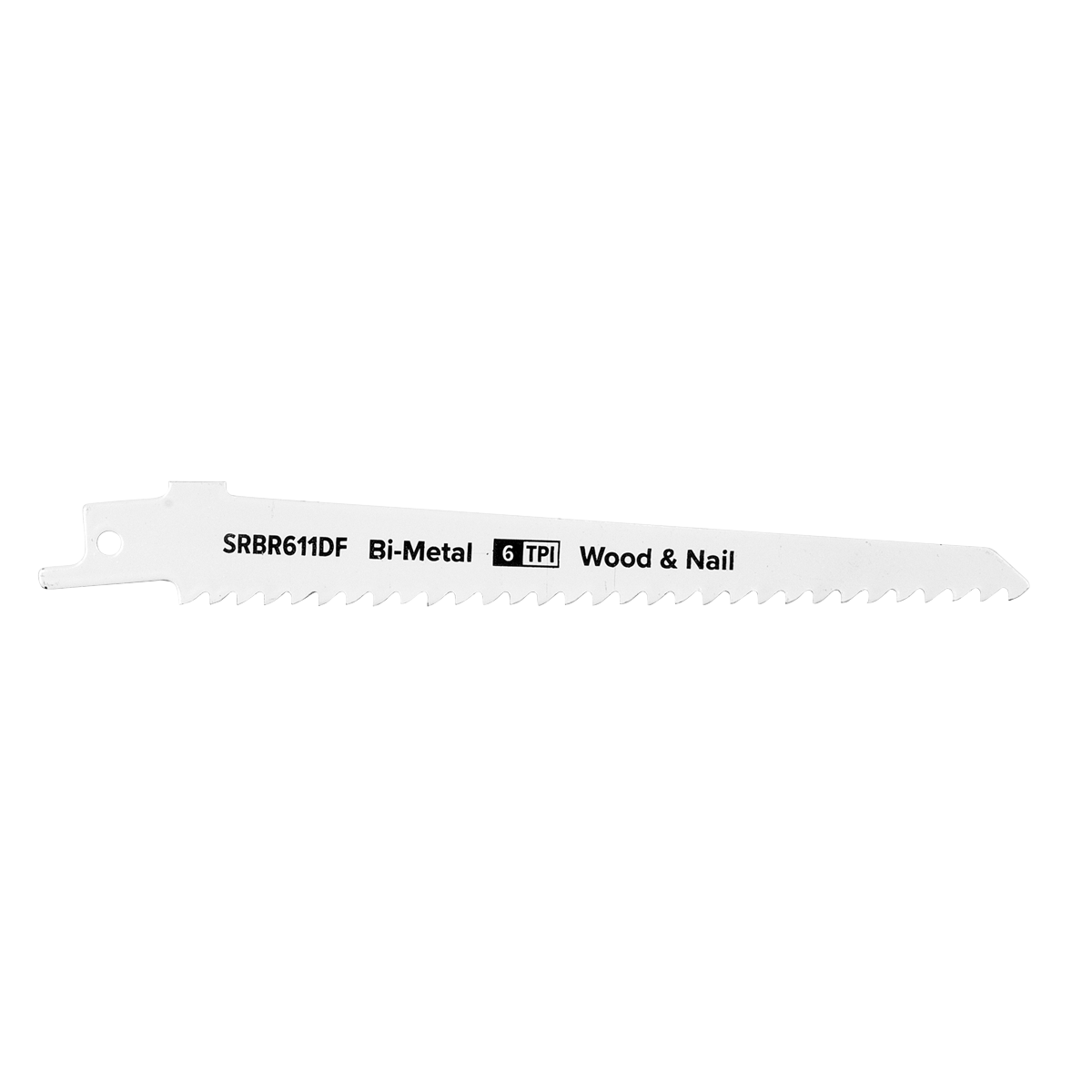 Sealey SRBR611DF Reciprocating Saw Blade for Wood & Nail 150mm 6tpi - Pack of 5