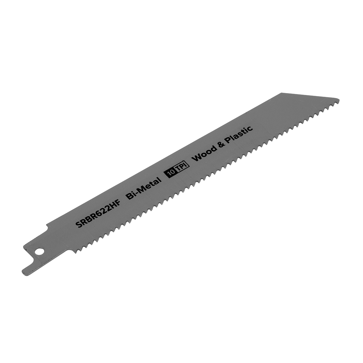 Sealey SRBR622HF Reciprocating Saw Blade for Wood & Plastics 150mm 10tpi - Pack of 5