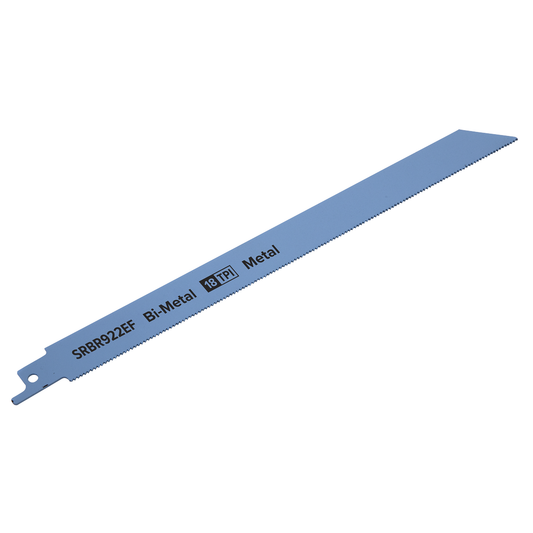 Sealey SRBR922EF Reciprocating Saw Blade for Metal 230mm 18tpi - Pack of 5