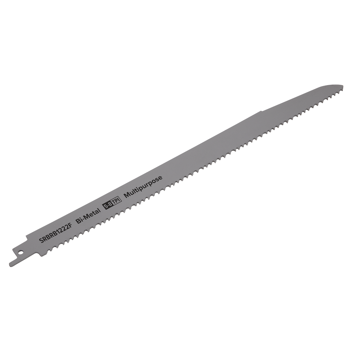 Sealey SRBRB1222F Multipurpose Reciprocating Saw Blade 300mm 5-8tpi - Pack of 5