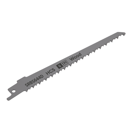 Sealey SRBS644D Reciprocating Saw Blade for Clean Wood 150mm 6tpi - Pack of 5