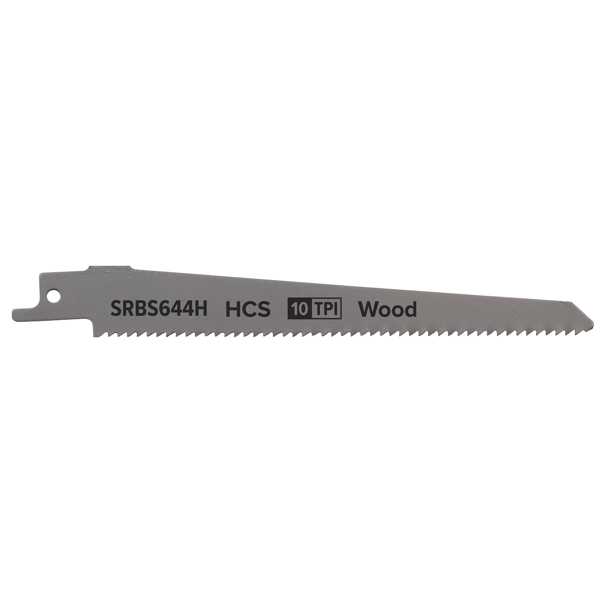 Sealey SRBS644H Reciprocating Saw Blade for Clean Wood 150mm 10tpi - Pack of 5