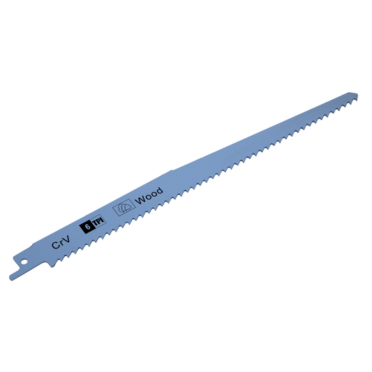 Sealey SRBS911D Reciprocating Saw Blade for Clean Wood 230mm 6tpi - Pack of 5