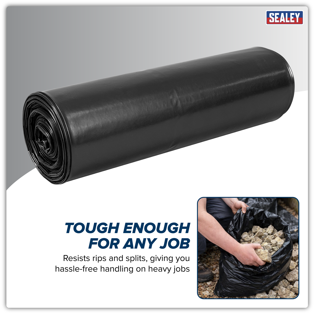 Sealey SRS20 Rubble Sacks 50L - Pack of 20
