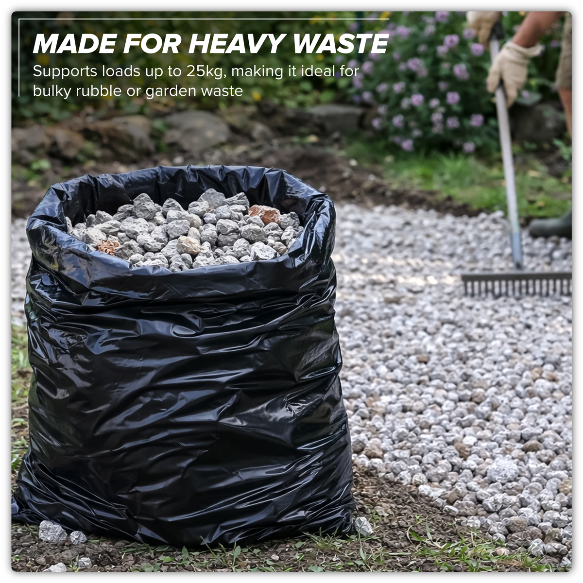 Sealey SRS20 Rubble Sacks 50L - Pack of 20