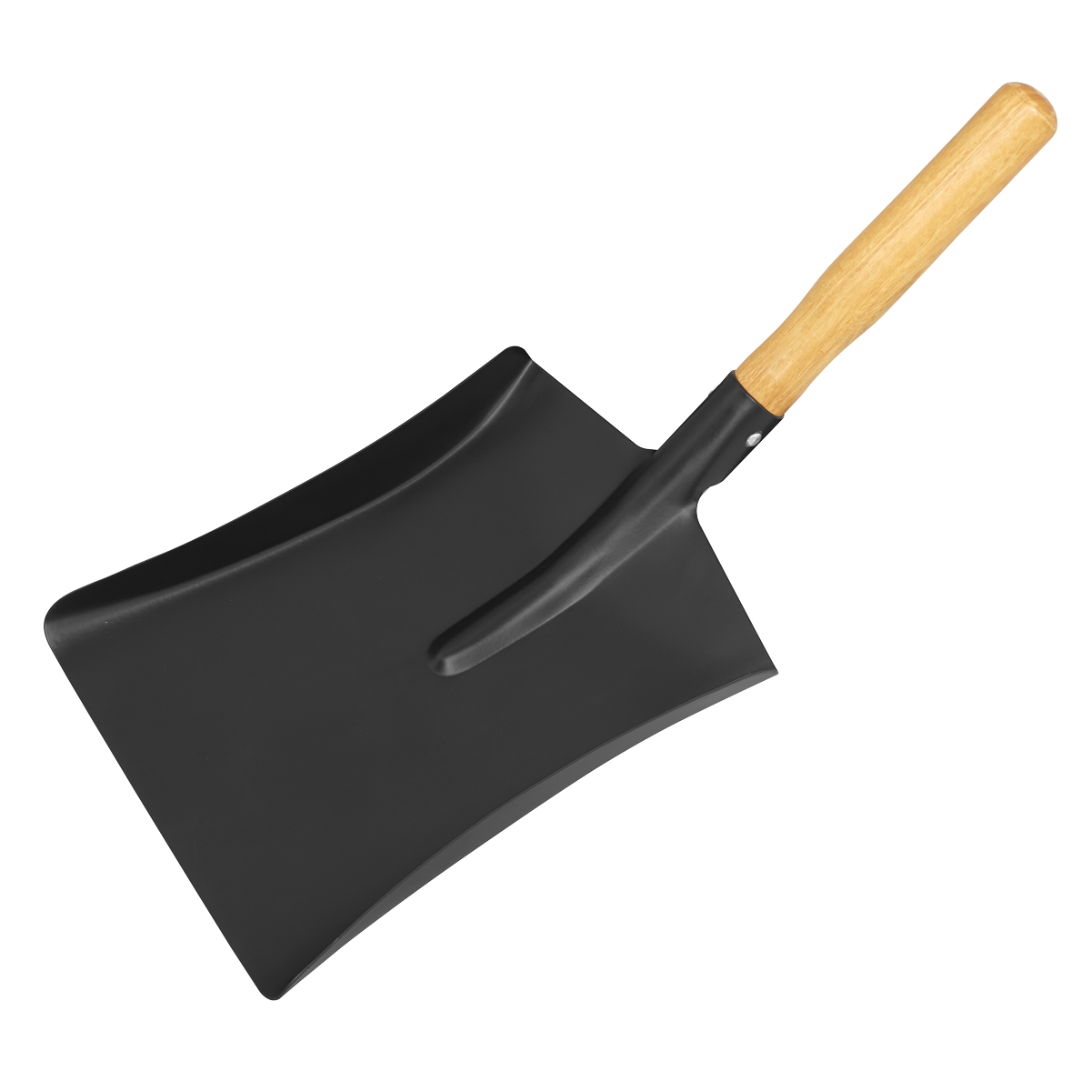 Sealey SS09 Coal shovel 8" with 228mm Wooden Handle