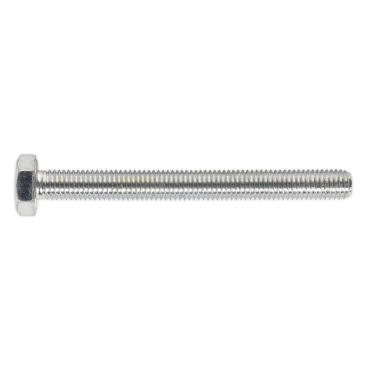 Sealey SS10100 8.8 Zinc Plated HT Setscrew M10 x 100mm, DIN 933 - Pack of 25