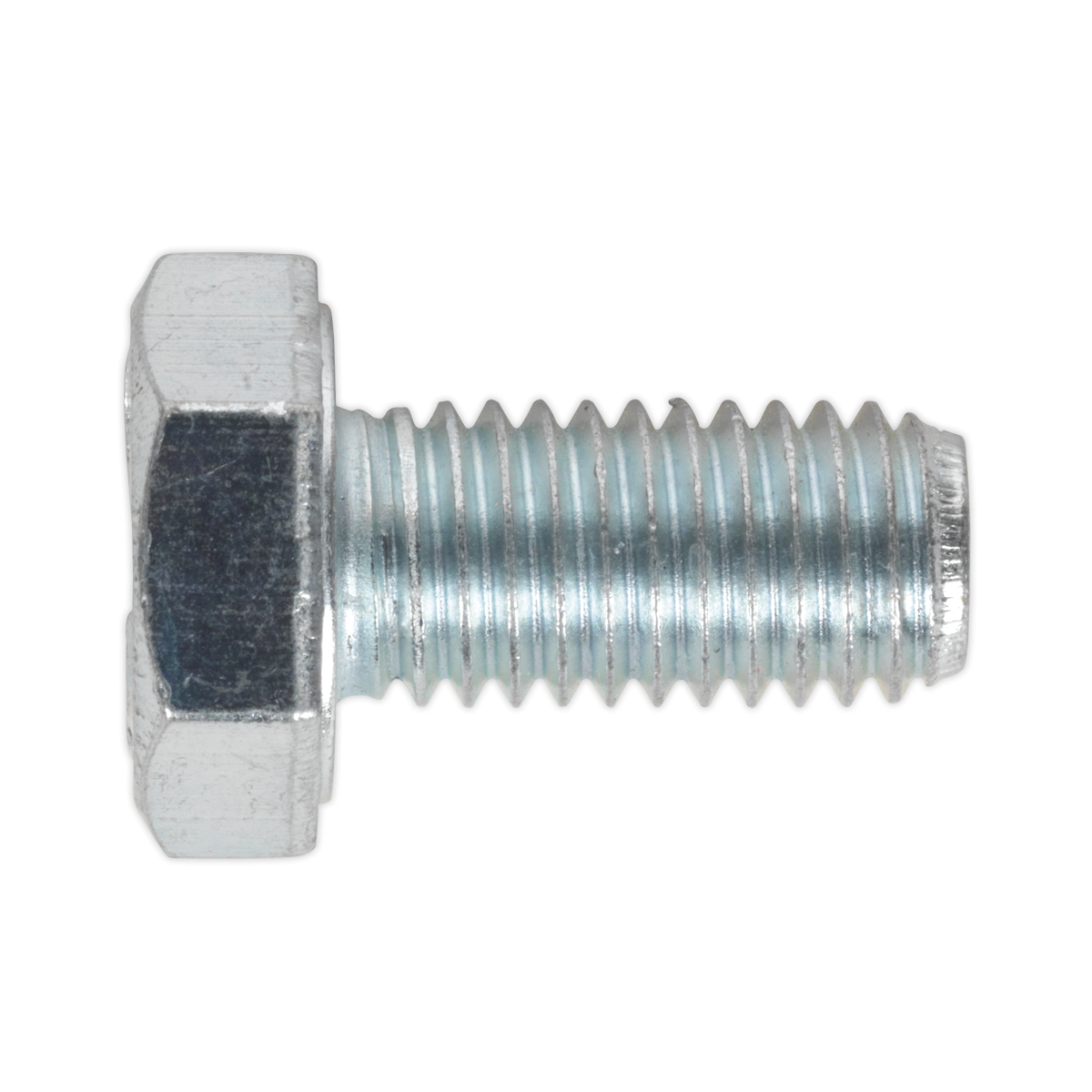 Sealey SS1020 8.8 Zinc Plated HT Setscrew M10 x 20mm, DIN 933 - Pack of 25