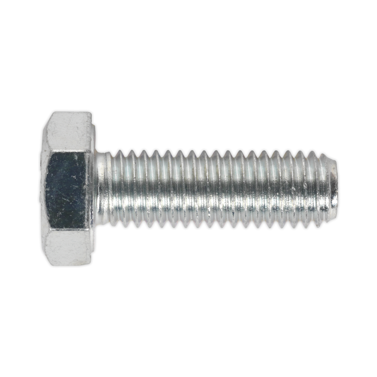 Sealey SS1030 8.8 Zinc Plated HT Setscrew M10 x 30mm, DIN 933 - Pack of 25