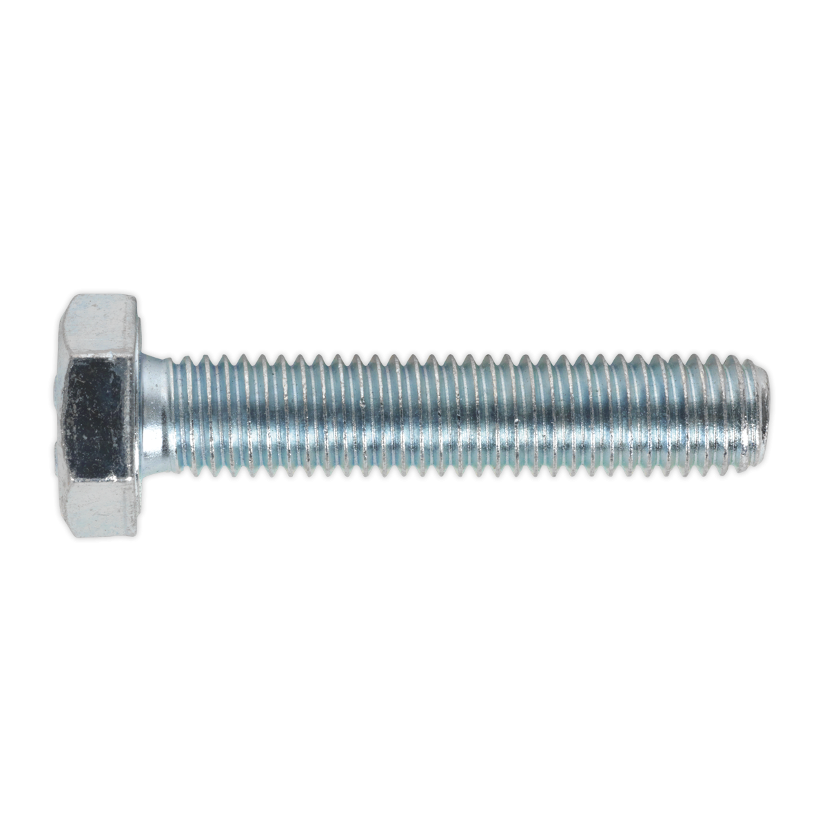 Sealey SS1050 8.8 Zinc Plated HT Setscrew M10 x 50mm, DIN 933 - Pack of 25