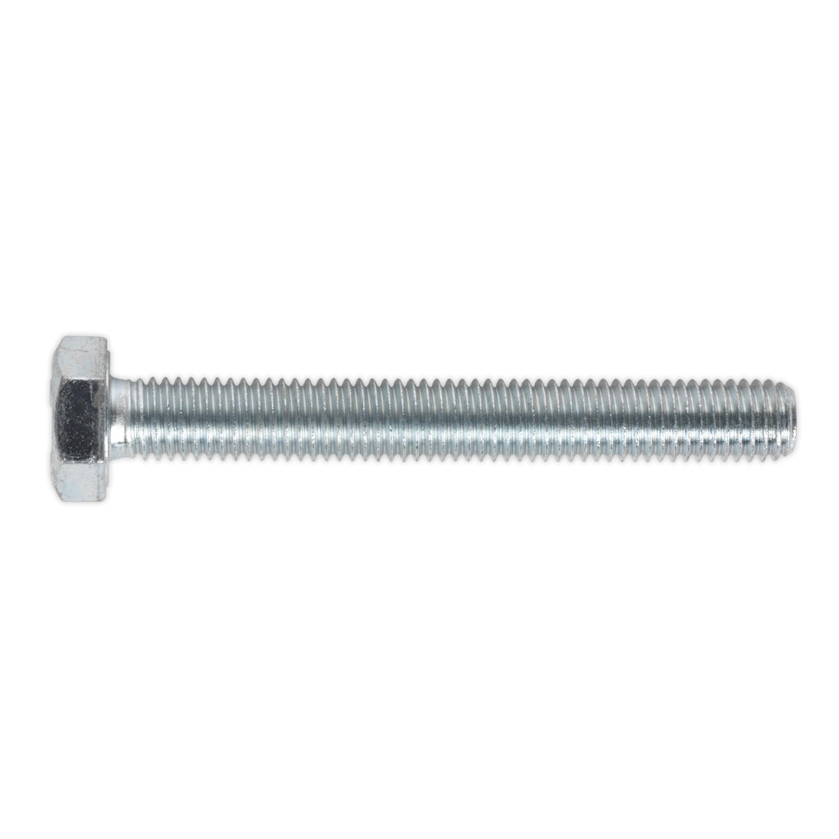 Sealey SS1080 8.8 Zinc Plated HT Setscrew M10 x 80mm, DIN 933 - Pack of 25