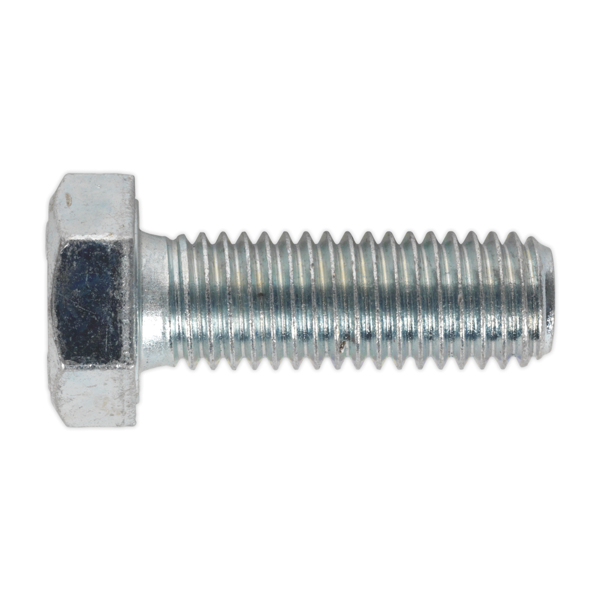 Sealey SS1235 8.8 Zinc Plated HT Setscrew M12 x 35mm, DIN 933 - Pack of 25