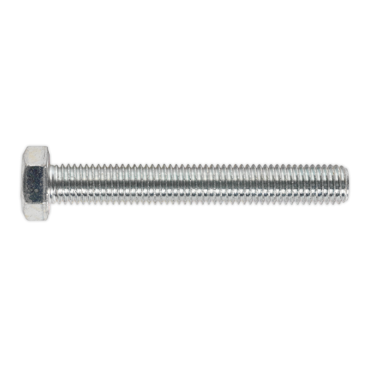 Sealey SS14100 8.8 Zinc Plated HT Setscrew M14 x 100mm, DIN 933 - Pack of 10