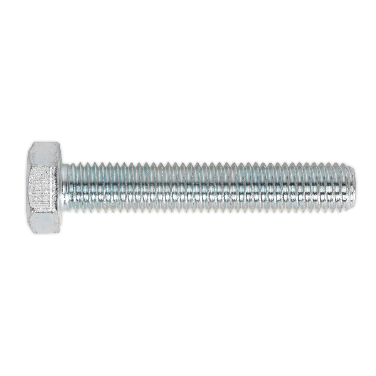 Sealey SS1480 8.8 Zinc Plated HT Setscrew M14 x 80mm, DIN 933 - Pack of 10