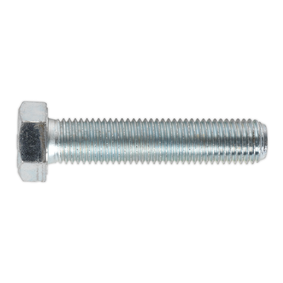 Sealey SS1675 8.8 Zinc Plated HT Setscrew M16 x 75mm, DIN 933 - Pack of 10