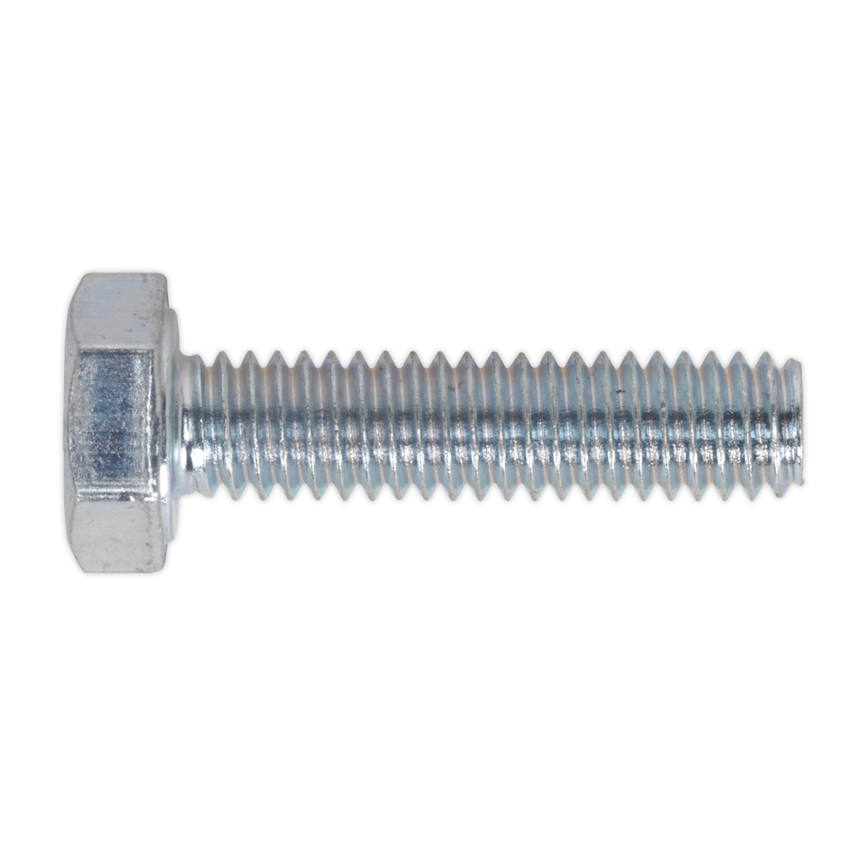 Sealey SS410 8.8 Zinc Plated HT Setscrew M4 x 10mm, DIN 933 - Pack of 50