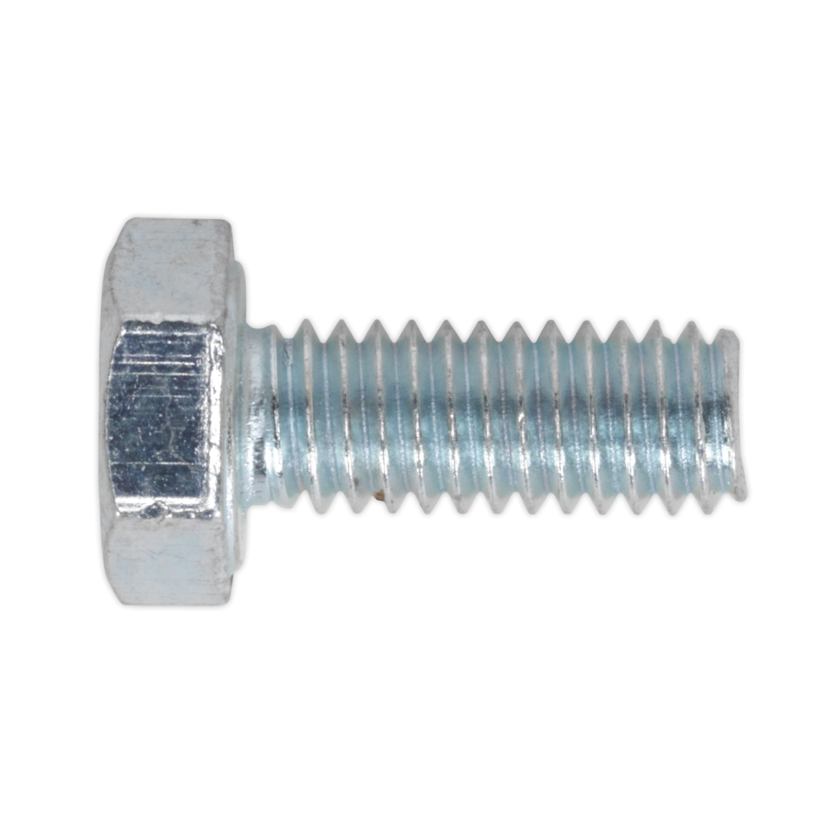Sealey SS416 8.8 Zinc Plated HT Setscrew M4 x 16mm, DIN 933 - Pack of 50