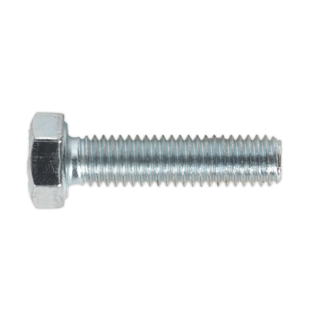 Sealey SS520 8.8 Zinc Plated HT Setscrew M5 x 20mm, DIN 933 - Pack of 50