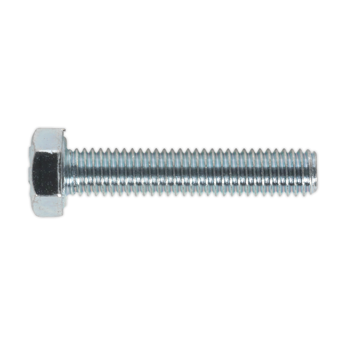 Sealey SS525 8.8 Zinc Plated HT Setscrew M5 x 25mm, DIN 933 - Pack of 50