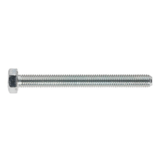 Sealey SS550 8.8 Zinc Plated HT Setscrew M5 x 50mm, DIN 933 - Pack of 50