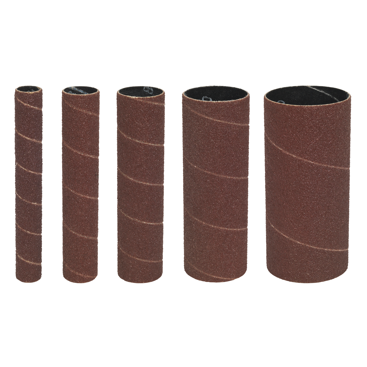 Sealey SS5ASS Assorted Sanding Sleeves 80 Grit - Pack of 5