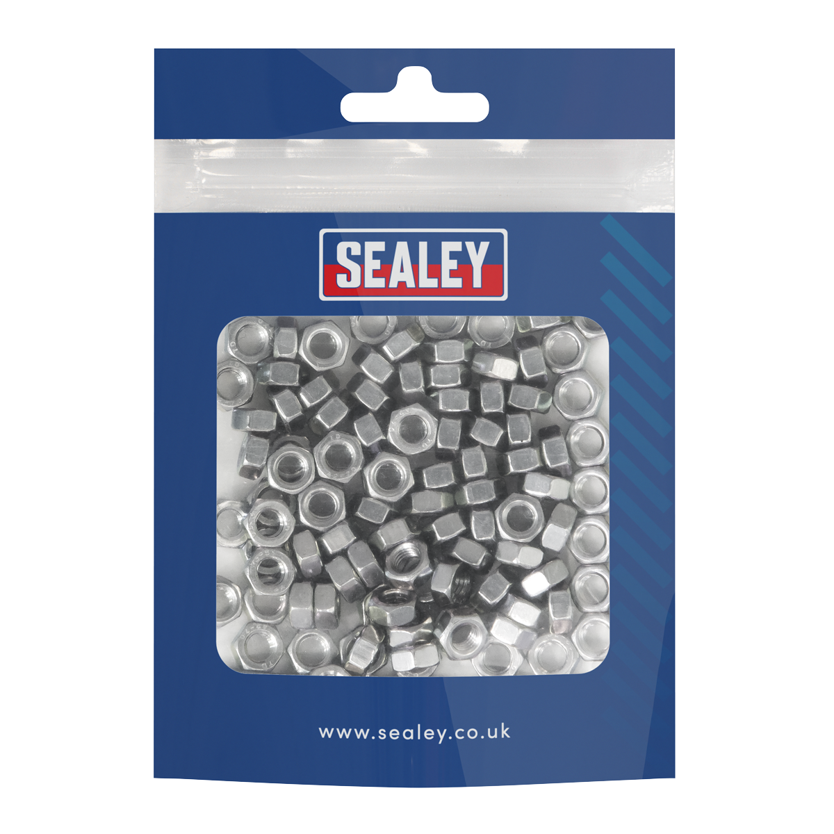Sealey SS5 Stainless Steel Nut M5 A2, DIN 934 - Pack of 100