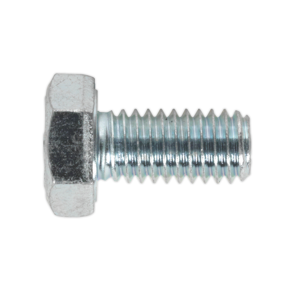 Sealey SS612 8.8 Zinc Plated HT Setscrew M6 x 12mm, DIN 933 - Pack of 50